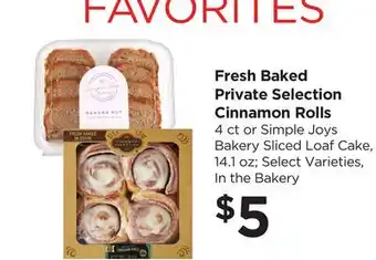Food 4 Less Fresh Baked Private Selection Cinnamon Rolls offer