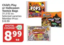 Pavilions Child's Play or Halloween Tootsie Bags offer