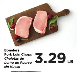 Food 4 Less Boneless Pork Loin Chops offer