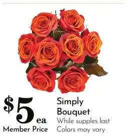 Pavilions Simply Bouquet offer