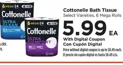 Food 4 Less Cottonelle Bath Tissue offer