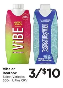 Food 4 Less Vibe or Beatbox offer