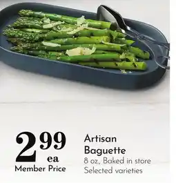 Pavilions Artisan Baguette offer