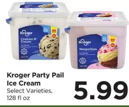 Food 4 Less Kroger Party Pail Ice Cream offer