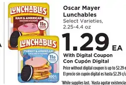 Food 4 Less Oscar Mayer Lunchables offer