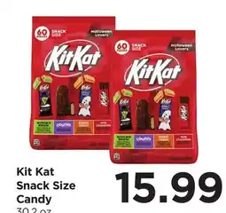 Food 4 Less Kit Kat Snack Size Candy offer