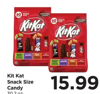 Food 4 Less Kit Kat Snack Size Candy offer