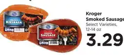 Food 4 Less Kroger Smoked Sausage offer