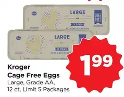Food 4 Less Kroger Cage Free Eggs offer