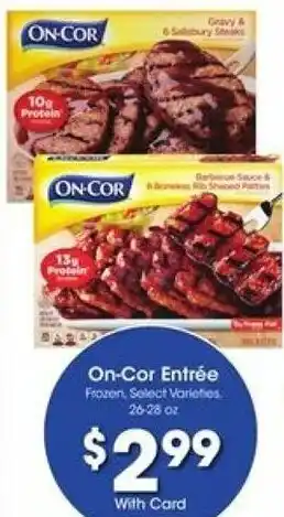 Kroger On-Cor Entrèe offer
