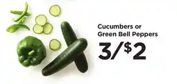 Food 4 Less Cucumbers or Green Bell Peppers offer