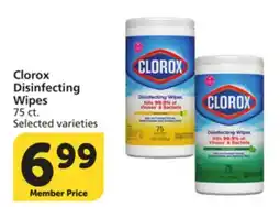 Albertsons Clorox Disinfecting Wipes offer