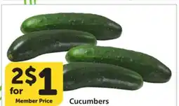 Albertsons Cucumbers offer