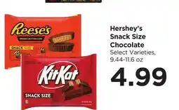 Food 4 Less Hershey's Snack Size Chocolate offer