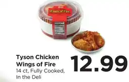 Food 4 Less Tyson Chicken Wings of Fire offer