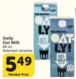 Albertsons Oatly Oat Milk offer