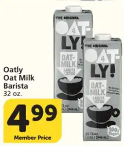 Albertsons Oatly Oat Milk Barista offer