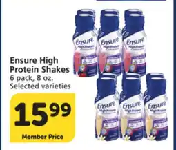 Albertsons Ensure High Protein Shakes offer