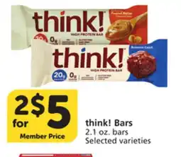Albertsons think! Bars offer