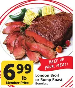 Albertsons London Broil or Rump Roast offer