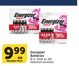 Vons Energizer Batteries offer