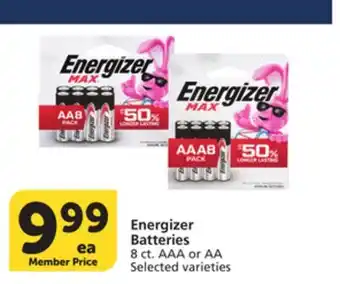 Vons Energizer Batteries offer