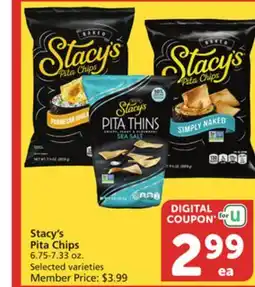 Vons Stacy's Pita Chips offer