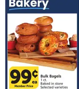 Vons Bulk Bagels offer