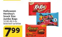 Vons Halloween Hershey's Snack Size Jumbo Bags offer