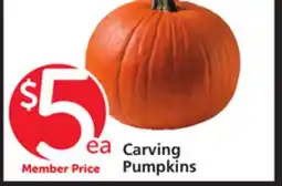 Vons Carving Pumpkins offer