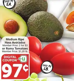 Vons Medium Ripe Hass Avocados offer