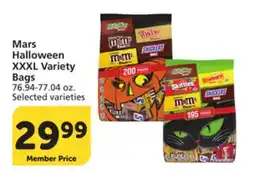 Vons Mars Halloween XXXL Variety Bags offer