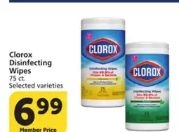 Vons Clorox Disinfecting Wipes offer