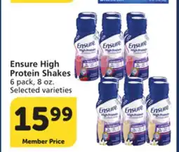Vons Ensure High Protein Shakes offer