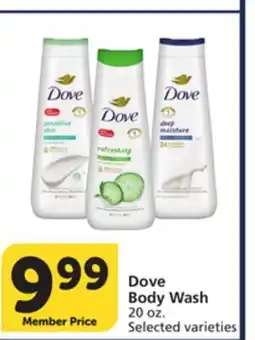 Vons Dove Body Wash offer