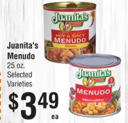 Smart & Final Juanita's Menudo offer