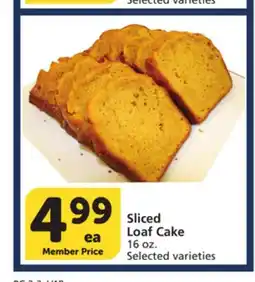 Vons Sliced Loaf Cake offer
