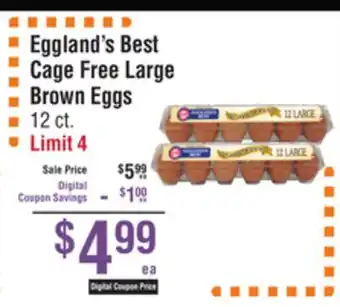 Smart & Final Eggland's Best Cage Free Large Brown Eggs offer