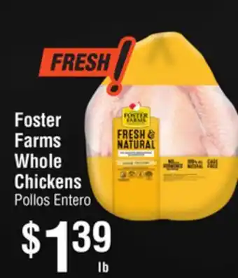 Smart & Final Foster Farms Whole Chickens offer