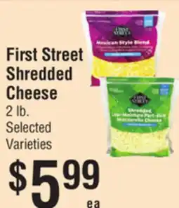 Smart & Final First Street Shredded Cheese offer