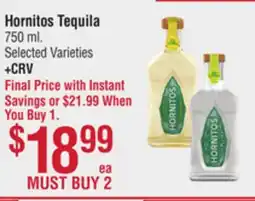 Smart & Final Hornitos Tequila offer