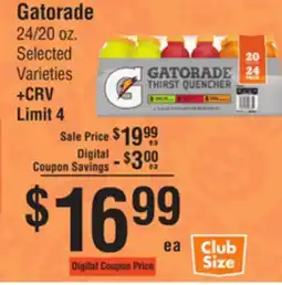 Smart & Final Gatorade offer