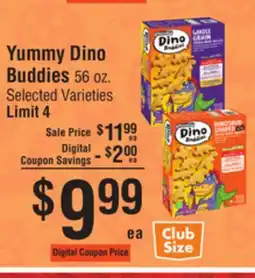 Smart & Final Yummy Dino Buddies offer