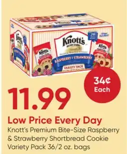 Stater Bros Knott's Premium Bite-Size Raspberry & Strawberry Shortbread Cookie Variety Pack offer