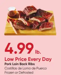 Stater Bros Pork Loin Back Ribs offer