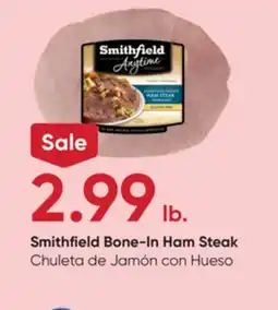 Stater Bros Smithfield Bone-In Ham Steak offer