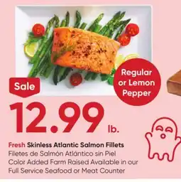 Stater Bros Fresh Skinless Atlantic Salmon Fillets offer