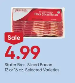 Stater Bros Stater Bros. Sliced Bacon offer