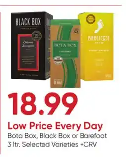 Stater Bros Bota Box, Black Box or Barefoot offer
