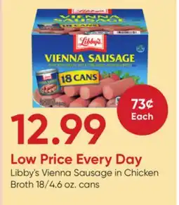 Stater Bros Libby's Vienna Sausage in Chicken Broth offer